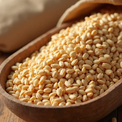 Bowl of ancient grain cereal featuring teff, as highlighted by NYT for its health benefits and sustainability.