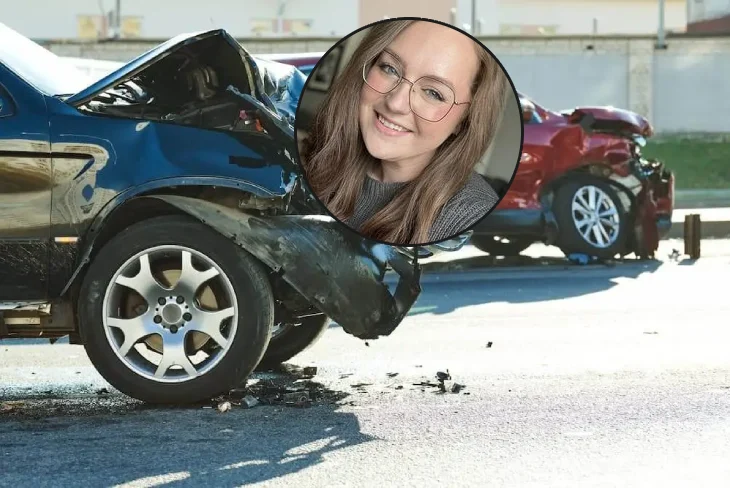 Brittany Mayou Car Accident: Portrait of a smiling woman with a beach background, remembering her vibrant life cut short by a tragic accident.